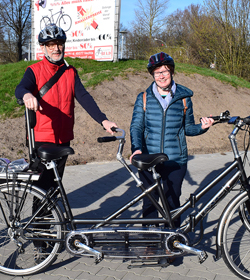 Genießen Sie die warme Frühlingssonne genau so sehr wie unsere Kunden bei der Multicycle Klapptandem Probefahrt?