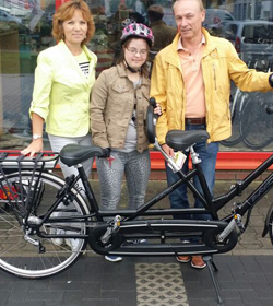Ein Klapptandem - Fahrfreude für die ganze Familie.