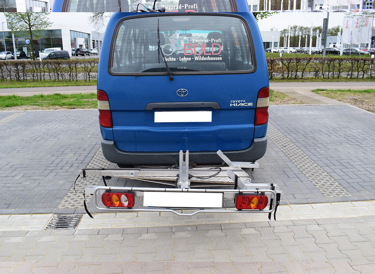 Heckträger aus Leichtmetall für Dreiräder Photo
